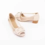 Fette Absätze 9627 Creme Gebildet
