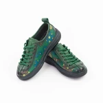 Frauenschuhe jeden Tag 7866 Grün Gebildet