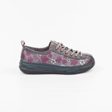 Frauenschuhe jeden Tag 7866 Grau Gebildet