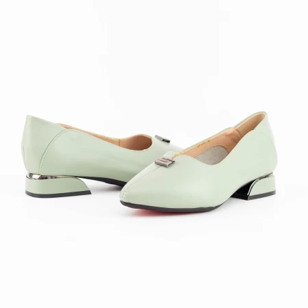 Ballerinas 11-211 Grün Gebildet