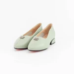 Ballerinas 11-211 Grün Gebildet