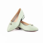 Ballerinas 11-211 Grün Gebildet