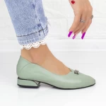 Ballerinas 11-211 Grün Gebildet