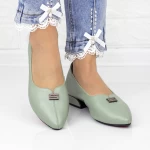 Ballerinas 11-211 Grün Gebildet