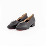 Ballerinas 11-211 Schwarz Gebildet
