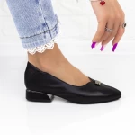 Ballerinas 11-211 Schwarz Gebildet