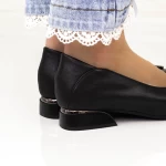 Ballerinas 11-211 Schwarz Gebildet