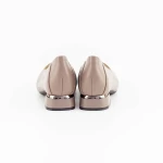 Ballerinas 11-211 Grau Gebildet