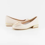 Ballerinas 88321 Creme Gebildet