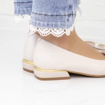 Ballerinas 88321 Creme Gebildet