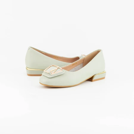 Ballerinas 88321 Grün Gebildet