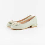 Ballerinas 88321 Grün Gebildet