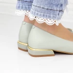Ballerinas 88321 Grün Gebildet