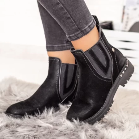 Schwarze MX93A -Stiefel Mei