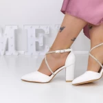 Dicke High Heels 2yxd63 Weiß | Mei