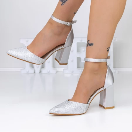 Dicke High Heels 2yxd67 Grau Mei