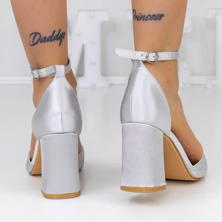 Dicke High Heels 2yxd67 Grau Mei