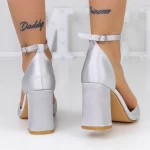 Dicke High Heels 2yxd67 Grau Mei