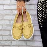 Frauenschuhe jeden Tag 2 km6 gelb Mei