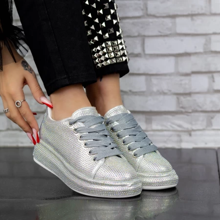 Frauen Sportschuhe 2xj85 Silber Mei