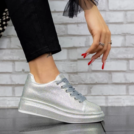 Frauen Sportschuhe 2xj85 Silber Mei