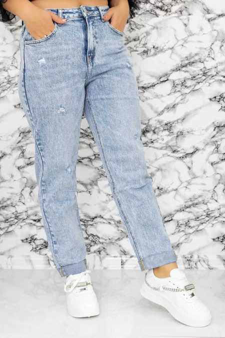 Frauen Jeans H1563 Blau Fartfallin