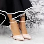 2DC5 Beige dünne Absätze Mei
