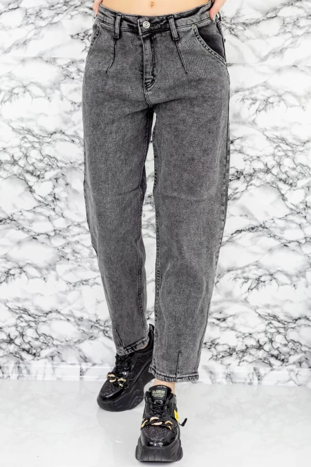 Frauen Jeans 1609 Grau Mode