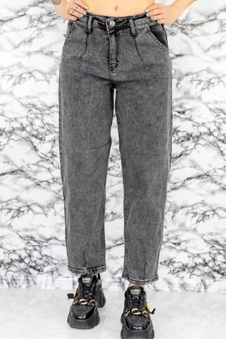 Frauen Jeans 1609 Grau Mode