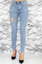 Frauen Jeans 50710 Blau Mode
