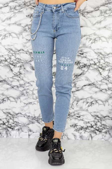 Frauen Jeans 50930 Blau Mode