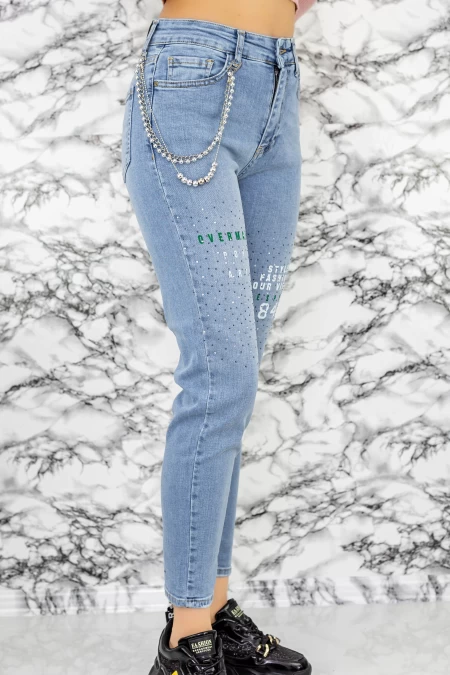 Frauen Jeans 50930 Blau Mode