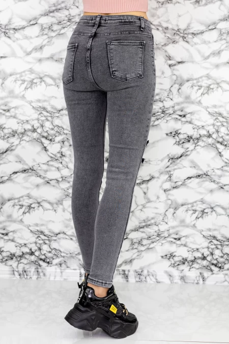 Frauen Jeans 379 Grau Mode