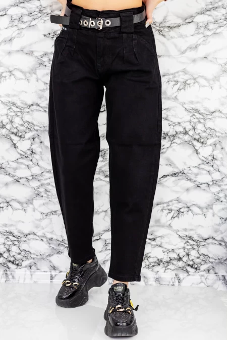 Frauen Jeans 50168 Schwarz Mode
