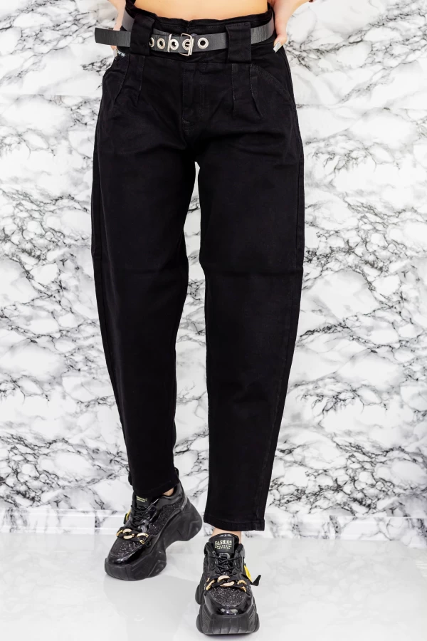 Frauen Jeans 50168 Schwarz Mode