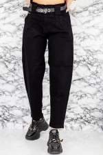 Frauen Jeans 50168 Schwarz Mode