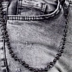 Frauen Jeans 50727-2 Grau Mode
