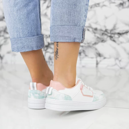 Frauen Sportschuhe 2xj90 White-Pink | Mei