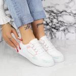 Frauen Sportschuhe 2xj90 White-Pink | Mei