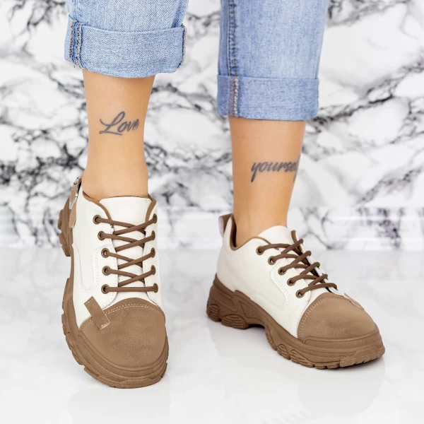 Frauen 2n36 Khaki-Biała Sportschuhe Mei