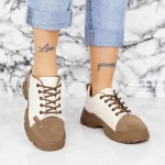 Frauen 2n36 Khaki-Biała Sportschuhe Mei