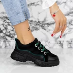 Frauen 2N37 Black-Green Sports Schuhe Mei