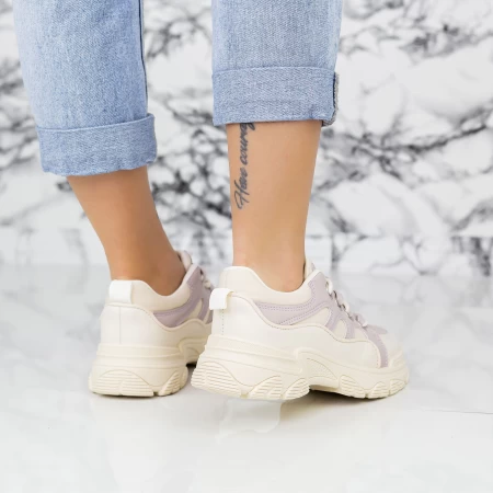 Frauen 2N37 Lila-Bege Sports Schuhe Mei