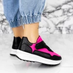 Frauen Sportschuhe 2xj92-1 Black Pink | Mei