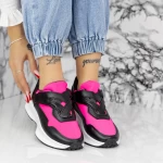 Frauen Sportschuhe 2xj92-1 Black Pink | Mei