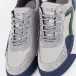 Herren Sportschuhe 88010-2 Blau Mels
