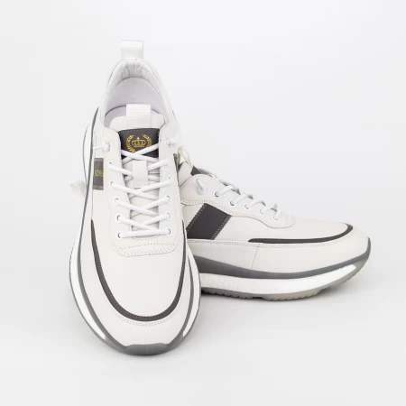 Herren Sportschuhe 33706 Weißgrau Franco Gerardo