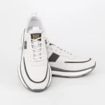 Herren Sportschuhe 33706 Weißgrau Franco Gerardo