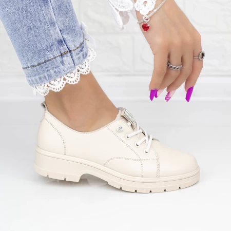 Frauenschuhe jeden Tag 23726 Creme | Gebildet