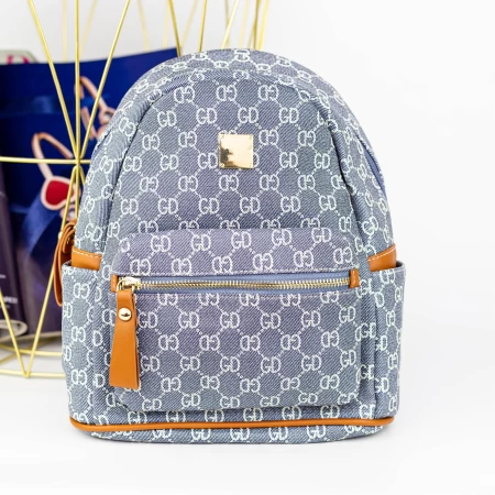 Rucksacktasche für Frauen 800-1 blau Mode